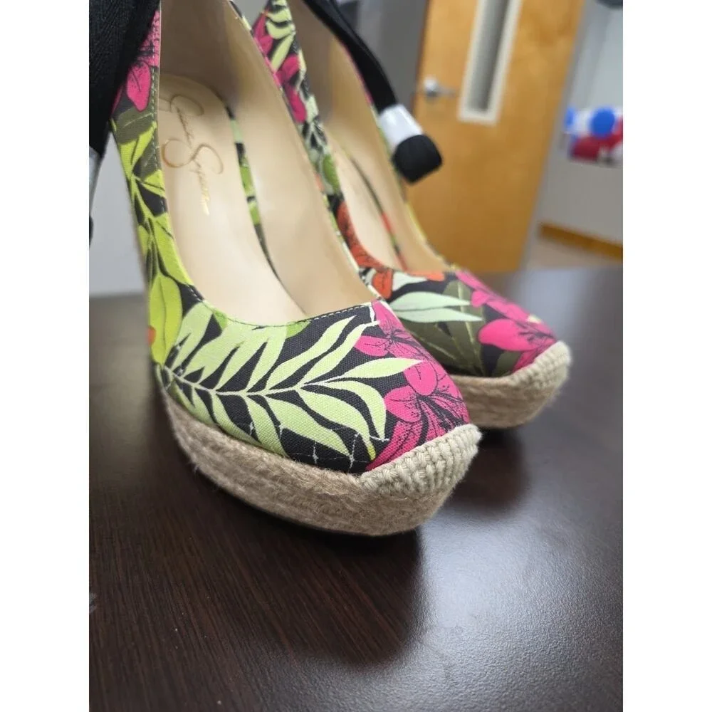 Jessica‎ Simpson Zexie wedge espadrille for women size 8.5 M